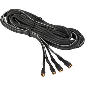 Dynamokabel Doppelkabel 2200mm mit 4x Kabelschuh