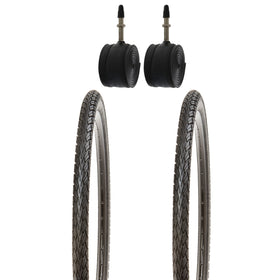 Kujo 2 Stk. 28 Zoll Reifen 700x45c inkl. Schläuche FV, 47-622, KU-2001