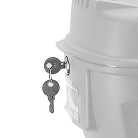 Ersatzschloß für M-Wave Topcase Fahrradkoffer Amsterdam Box L inkl. 2 Schlüssel - 0