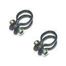 2x Gepäckträgerschelle 18-20mm Rohrschelle Bandage inkl. Schraube und Mutter-3