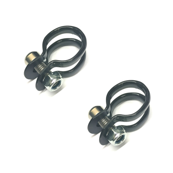 2x Gepäckträgerschelle 18-20mm Rohrschelle Bandage inkl. Schraube und Mutter