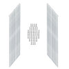 38 Stk. Nirosta Edelstahl Speichen 2mm inkl. Nippel Silber 246-300mm